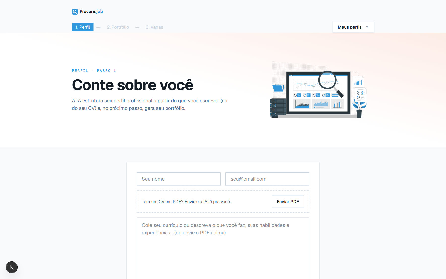 Onboarding do Procure.job